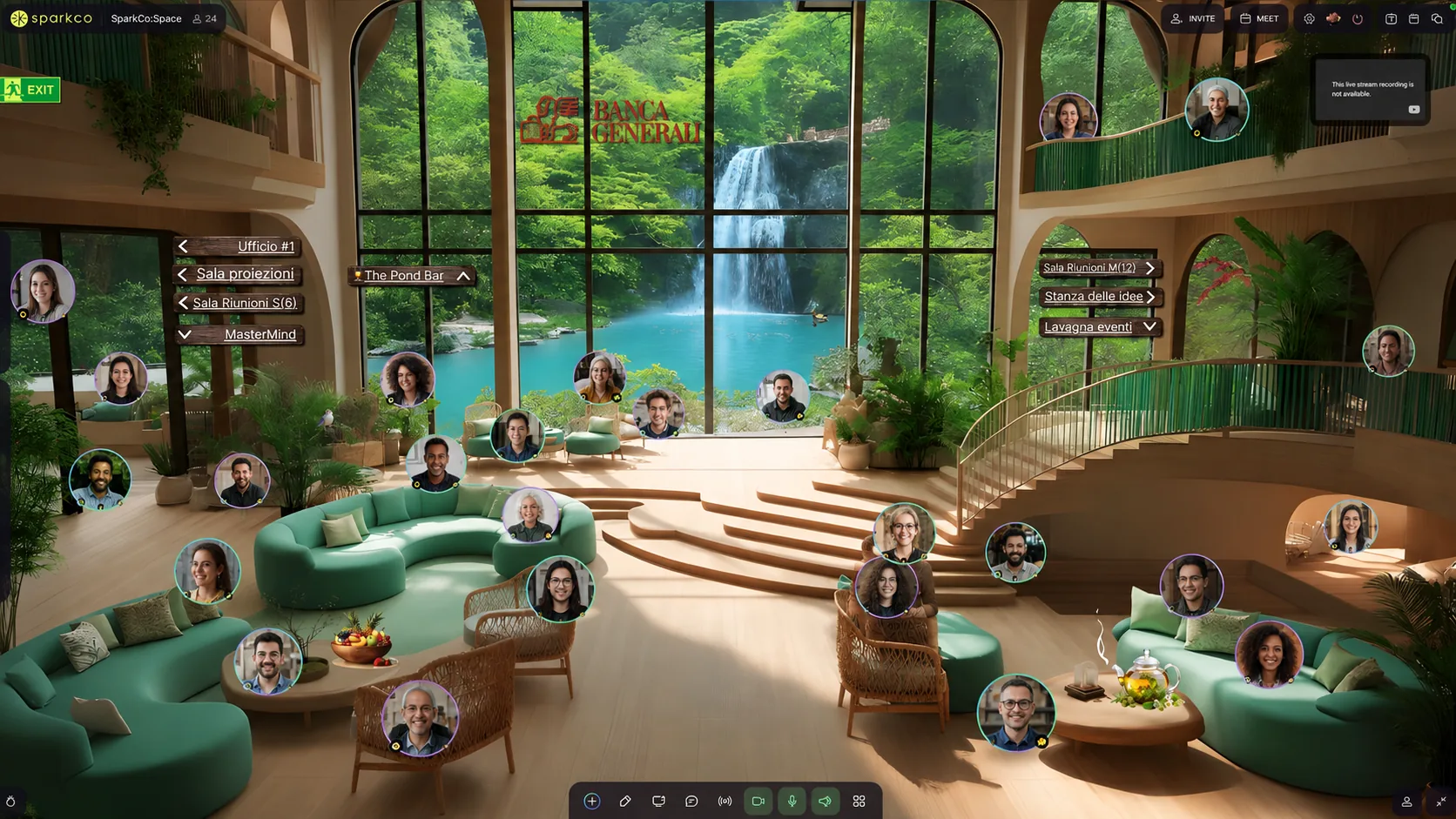 Sparkco hub lobby
